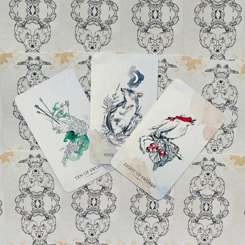 Otherkin Tarot Cards Deck Esoteric Siolo Thompson Llewellyn Lw040
