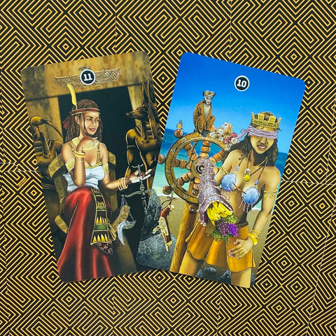 Global Fusion Intuitive Tarot Deck & Guidebook by Wayne Rodney US Games