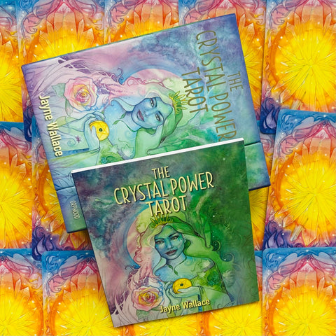 The Crystal Power Tarot Cards Deck & Book Cico Books Jayne Wallace Esoteric NEW