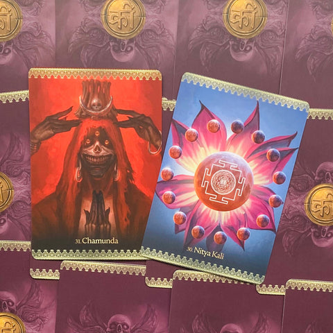 Kali Oracle Cards Deck & Guidebook by Alana Fairchild Blue Angel