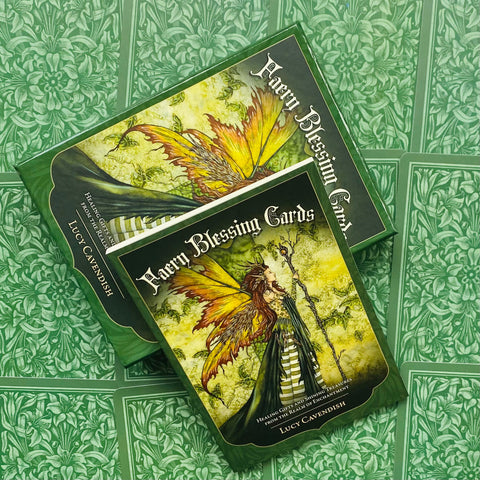 Faery Blessing Oracle Cards Deck by Lucy Cavendish Amy Brown 45-Card