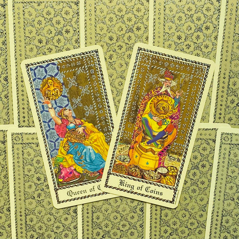 Medieval Scapini Tarot Deck by Luigi Scapini 78 Cards Gold US Games