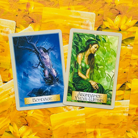 Wisdom Of The Golden Path Oracle Deck Cards Fortune Telling Blue Angel NEW