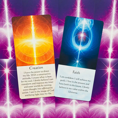 Healing Energy Oracle Cards Deck by Mario Duguay Blue Angel 54 Card Set