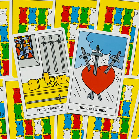 Gummy Bear Tarot Deck Tin Pocket Size 78 Cards Guidebook US Games