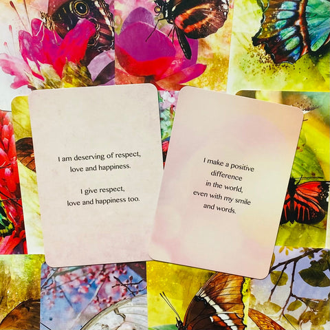 Butterfly Affirmations Deck Cards Esoteric Alana Fairchild Blue Angel Ba44