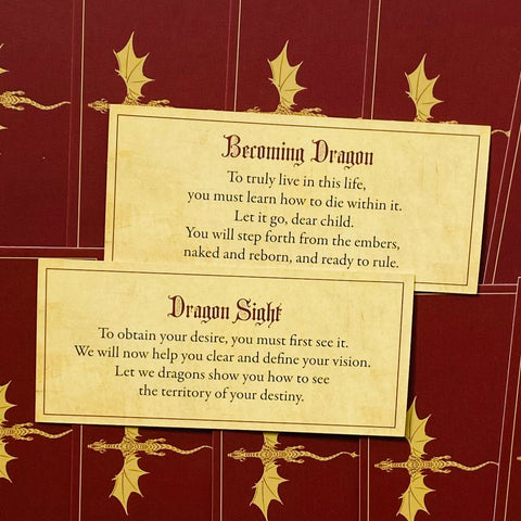 Dragon Magick Oracle Cards Deck Mini Blue Angel Lucy Cavendish Esoteric NEW