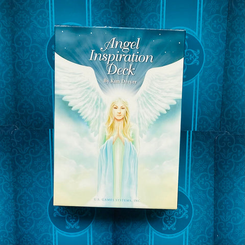 Angel Inspiration Deck Cards Esoteric Telling Kim Dreyer US Games Systems Ai44