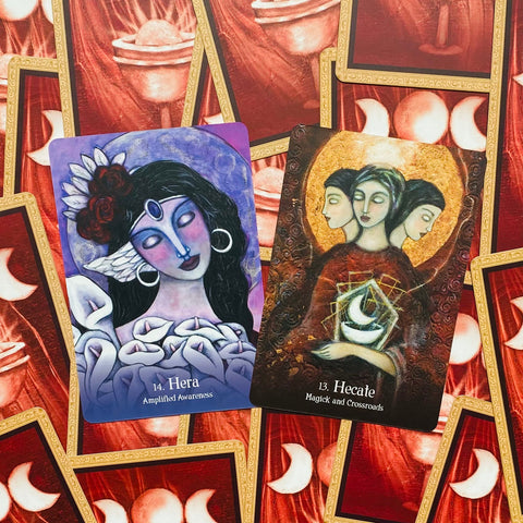 Sacred Mothers & Goddesses Oracle Deck with Guidebook by Blue Angel