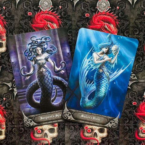 Anne Stokes Gothic Oracle Cards Deck & Book Set US Games Systems Fantasy Asg48