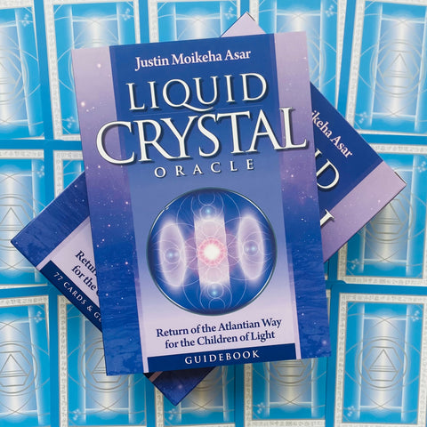 Liquid Crystal Oracle Tarot Deck 77 Cards & Guidebook by Blue Angel
