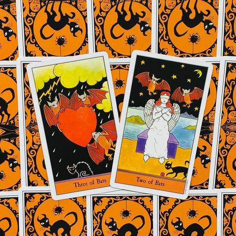 Halloween Tarot Deck & Book Set 78 Cards Kipling West US Games