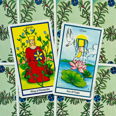 The Herbal Tarot Deck by Michael Tierra Candis Cantin 78 Cards US Games