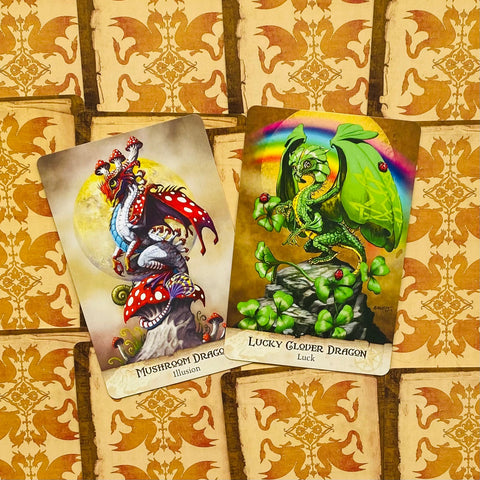 Field Guide to Garden Dragons Oracle Cards Deck & Book Set US Games