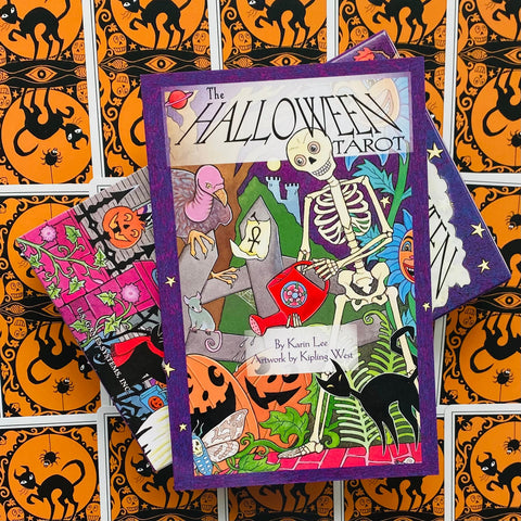 Halloween Tarot Deck & Book Set 78 Cards Kipling West US Games