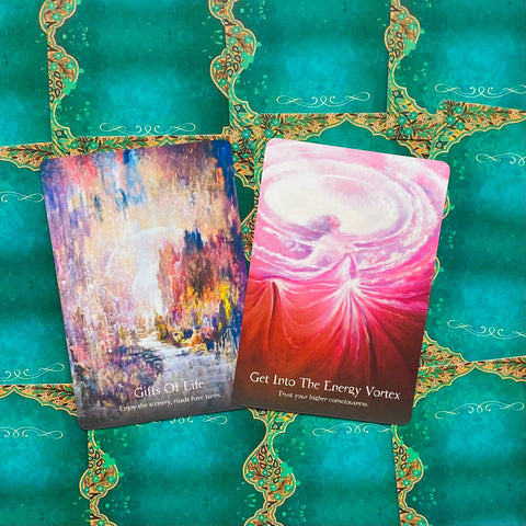 Great Eastern Oracle Cards Deck by Rassouli Blue Angel 44 Card Set