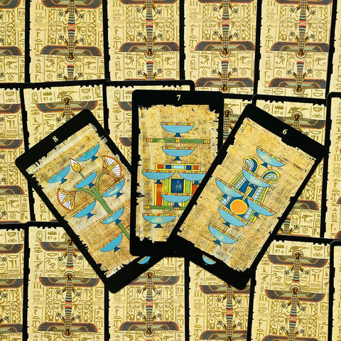 The Egyptian Tarot Cards Deck And Book Lo Scarabeo Esoteric Fortune Telling NEW