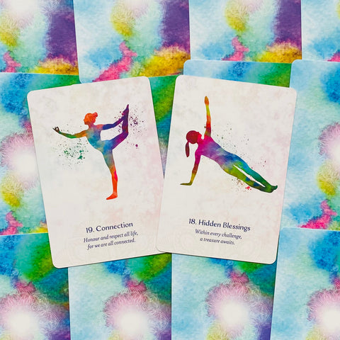 Yoga Wisdom Oracle Cards Deck Blue Angel By Anthony Salerno Daily Practice NEW