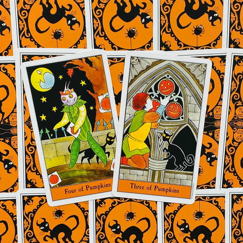 Halloween Tarot Deck & Book Set 78 Cards Kipling West US Games