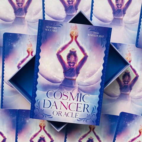 Cosmic Dancer Oracle Cards Deck by Sedona & Tess Blue Angel 44-Card Set