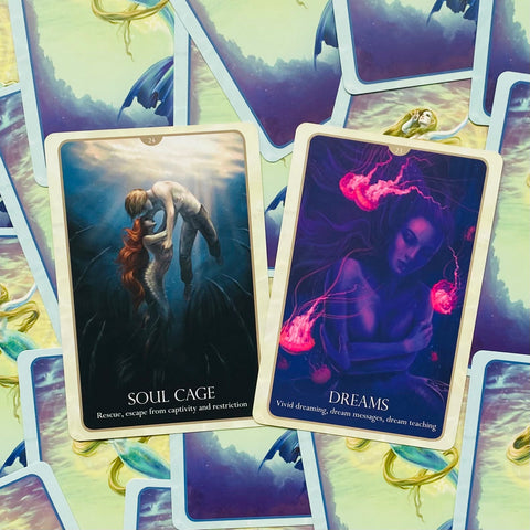 Oracle of the Mermaids Tarot Oracle Cards Deck with Guidebook by Blue Angel