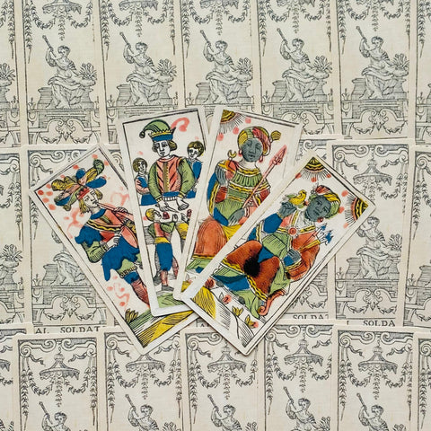 Tarocchino Al Soldato Tarot Cards Deck Limited Edition Lo Scarabeo Bologna NEW