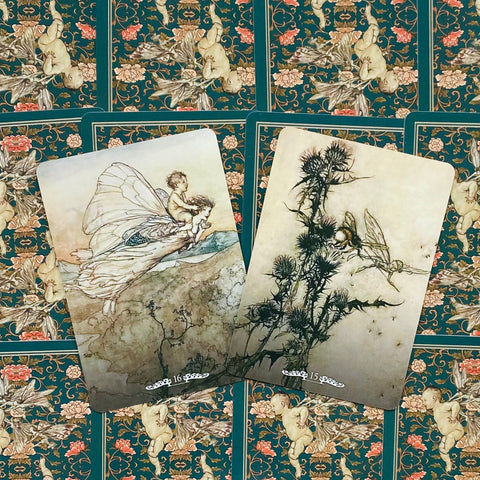 Fairy Oracle Cards by Arthur Rackham Tarot Deck Lo Scarabeo 36 Cards