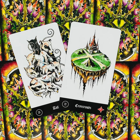 Malefique Lenormand Cards Edgy Dark Deck US Games Systems Esoteric Gniedmann NEW