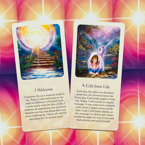 Messages Of Life Deck Cards Esoteric Fortune Telling Blue Angel NEW