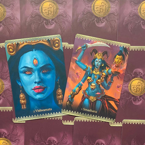 Kali Oracle Cards Deck & Guidebook by Alana Fairchild Blue Angel