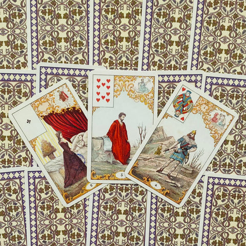 The Little Oracle Cards Deck Lenormand Sibyls Miniature Pocket Lo Scarabeo NEW