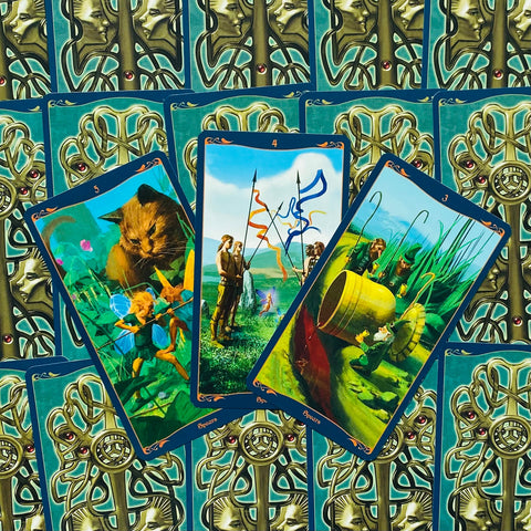 Tarot of the Celtic Fairies Deck by Lo Scarabeo, 78 Cards & Guidebook