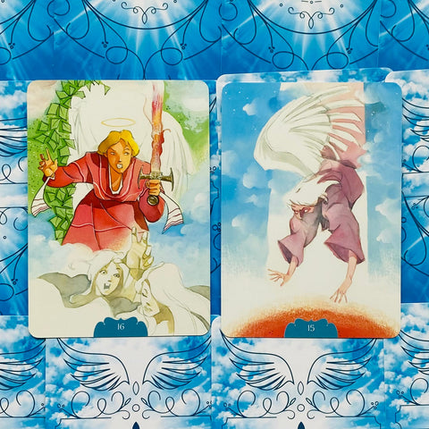 Angelic Oracle Card Deck Lo Scarabeo 32 Cards with Guidebook New Sealed