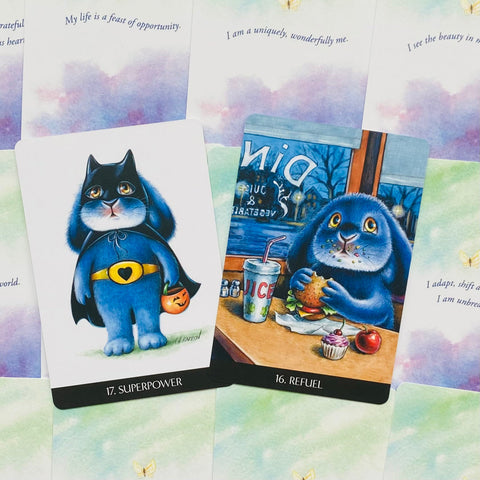 Inner Child Oracle Cards Deck by Teresa Salerno Blue Angel 46 Cards Set