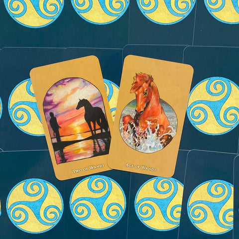 Scorpio Sea Tarot Cards Deck & Book Set Llewellyn Maggie Stiefvater Cynova NEW