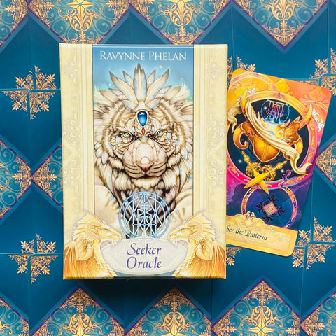 Seeker Oracle Cards Deck Blue Angel Esoteric Ravynne Phelan Fortune Telling NEW