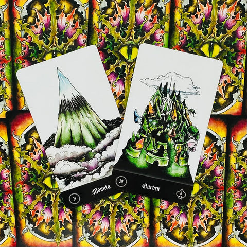 Malefique Lenormand Cards Edgy Dark Deck US Games Systems Esoteric Gniedmann NEW