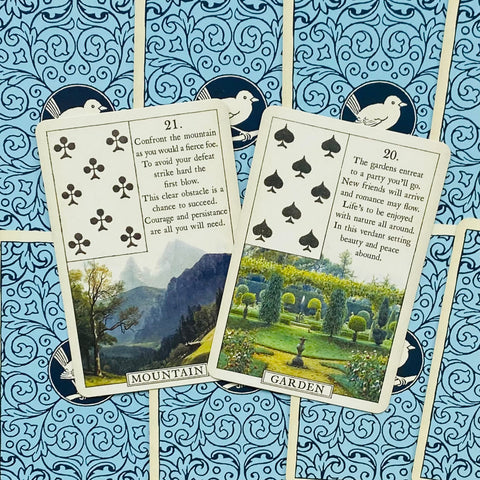 Blue Bird Lenormand Oracle Cards 38-Card Deck US Games Systems