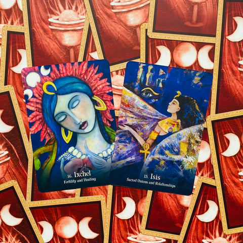 Sacred Mothers & Goddesses Oracle Deck with Guidebook by Blue Angel