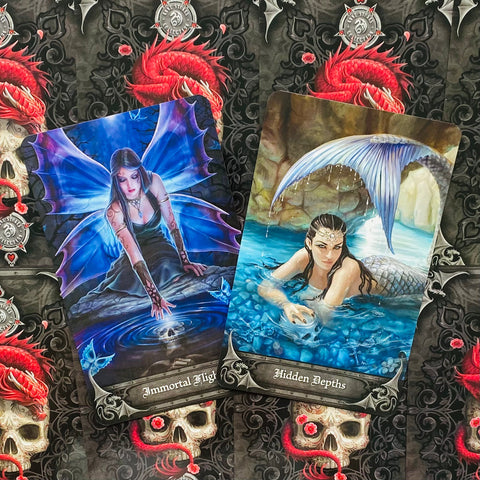Anne Stokes Gothic Oracle Tarot Cards Deck & Guidebook Set by US Games