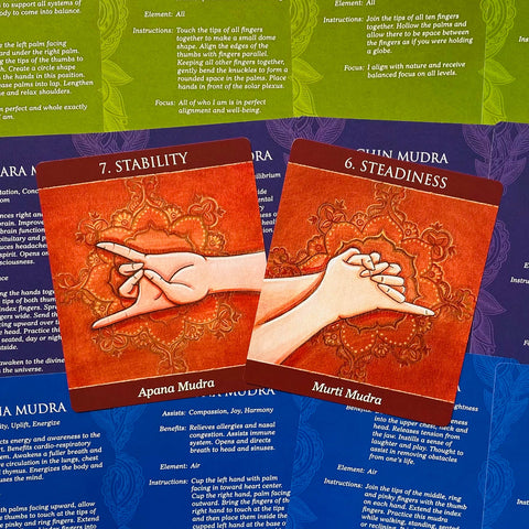 Mudras for Awakening the Five Elements Deck & Guidebook Set US Games