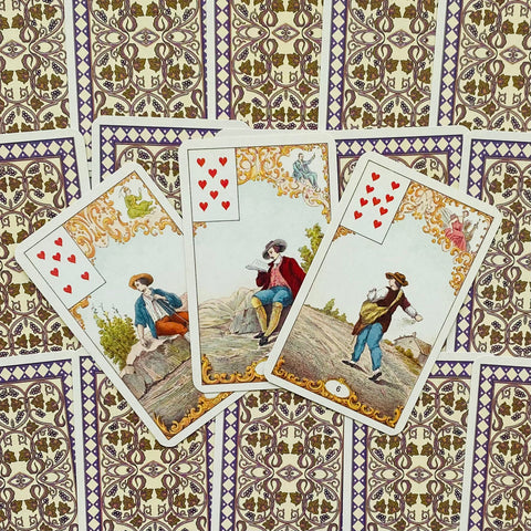 The Little Oracle Cards Deck Lenormand Sibyls Miniature Pocket Lo Scarabeo NEW