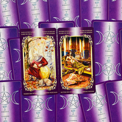 Sensual Wicca Tarot Deck Cards Esoteric Fortune Telling Lo Scarabeo NEW