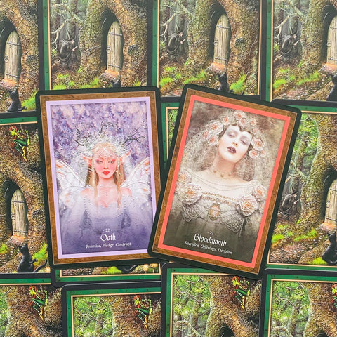 The Faery Forest Oracle Cards Deck Esoteric Telling Blue Angel NEW