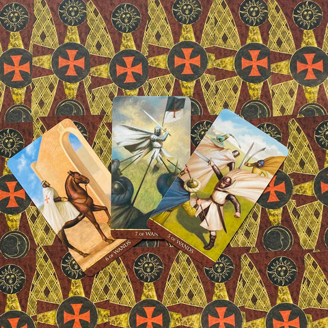 Knights Templar Tarot Deck 78 Cards & Guidebook Lo Scarabeo New Sealed