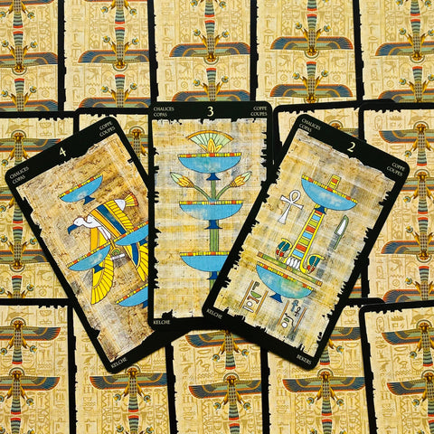 Egyptian Tarot Deck 78 Cards by Lo Scarabeo Esoteric Fortune Telling
