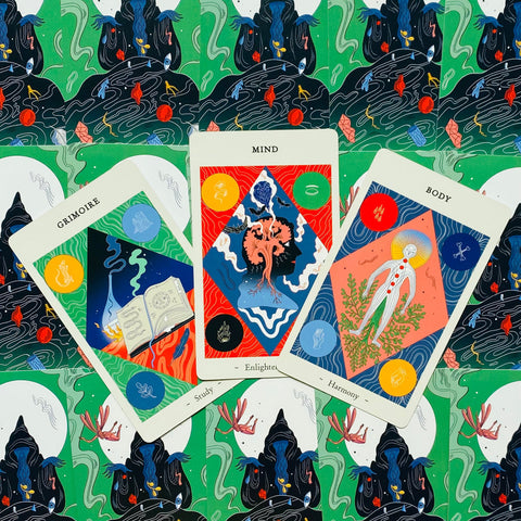 Oracle of Novice Witches Oracle Cards Deck & Guidebook by U.S. Games