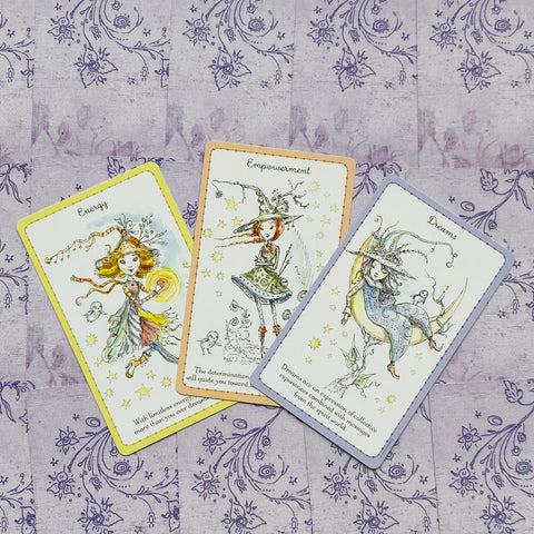 Witchlings Cards Deck & Book Set Enchanting Spells Energy US Games Systems NEW