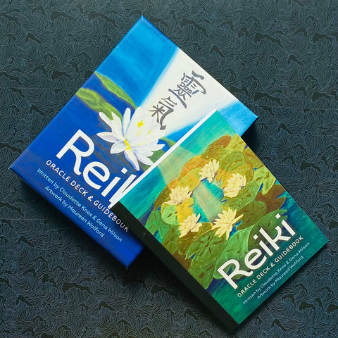 Reiki Oracle Cards Deck & Guidebook 33 Cards Multilingual US Games
