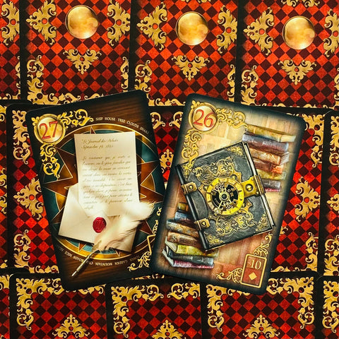Gilded Reverie Lenormand Expanded Edition Oracle Deck 47 Cards US Games
